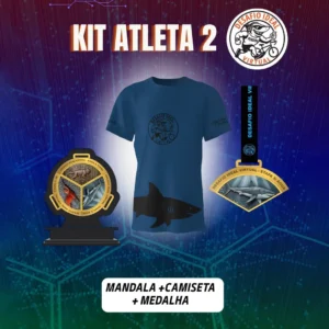 Kit 2 - Camiseta + Medalha + Mandala